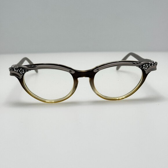 Bausch + Lomb Accessories - Bausch & Lomb B&L Cat Eye Eyeglasses Eye Glasses Frames 5 1/4 45-19